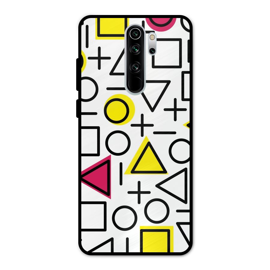 Geometry Pattern Metal Back Case for Redmi Note 8 Pro