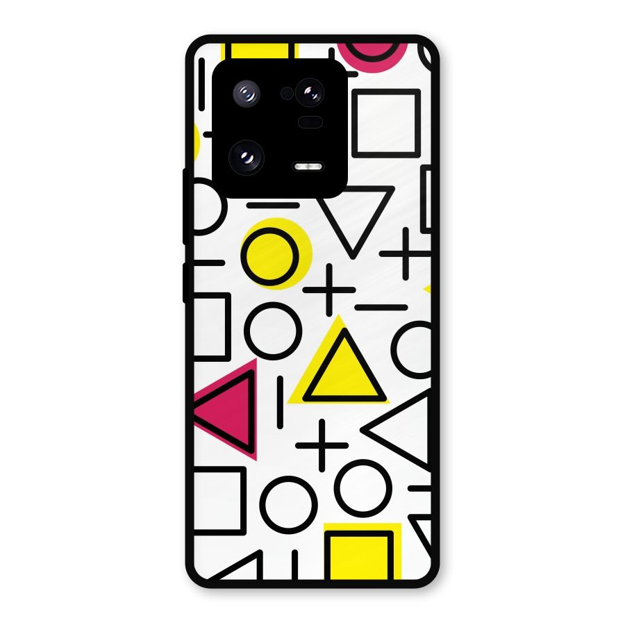 Geometry Pattern Metal Back Case for Xiaomi 13 Pro