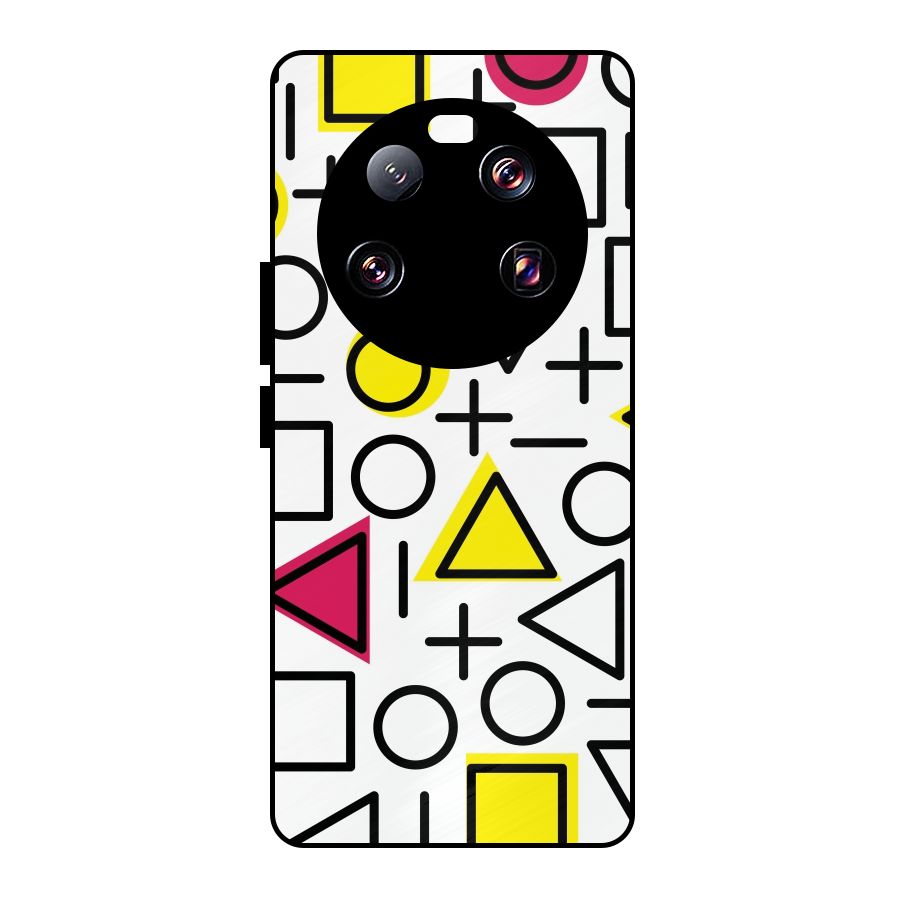 Geometry Pattern Metal Back Case for Xiaomi 13 Ultra
