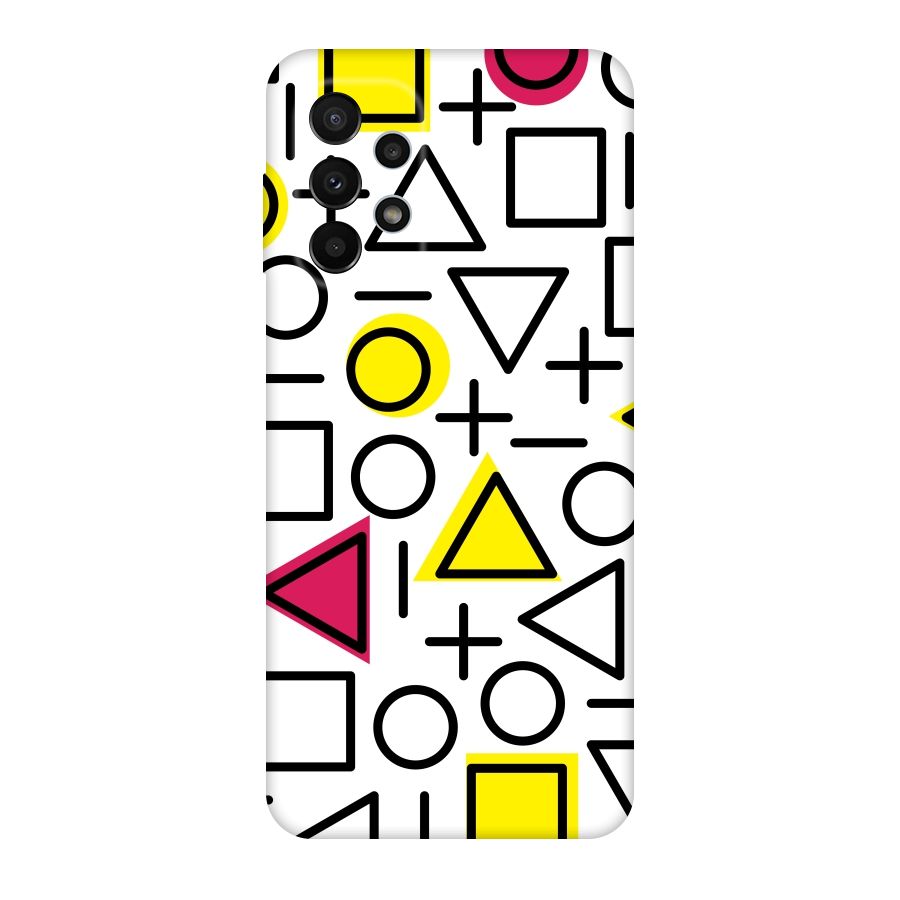 Geometry Pattern Original Polycarbonate Back Case for Galaxy A23