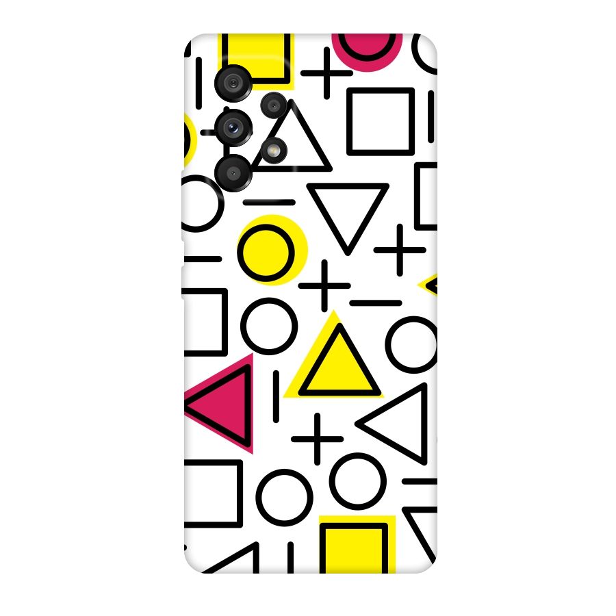Geometry Pattern Original Polycarbonate Back Case for Galaxy A53 5G