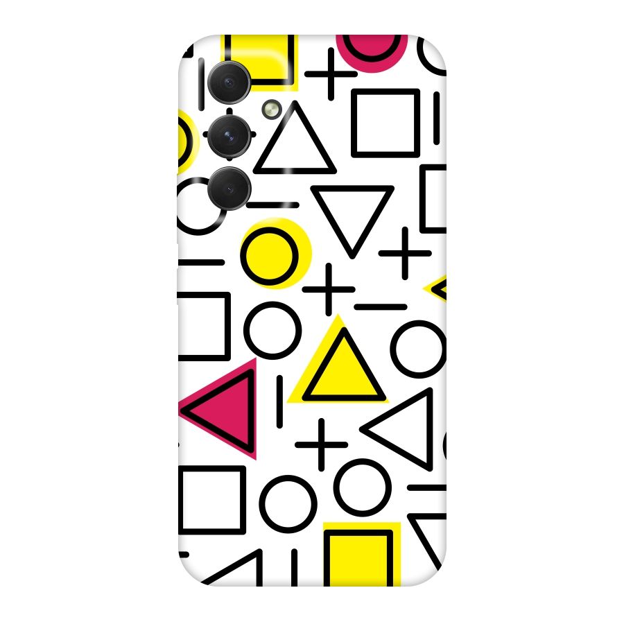 Geometry Pattern Original Polycarbonate Back Case for Galaxy A54