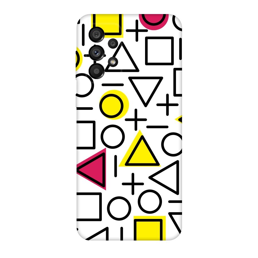 Geometry Pattern Original Polycarbonate Back Case for Galaxy A73 5G