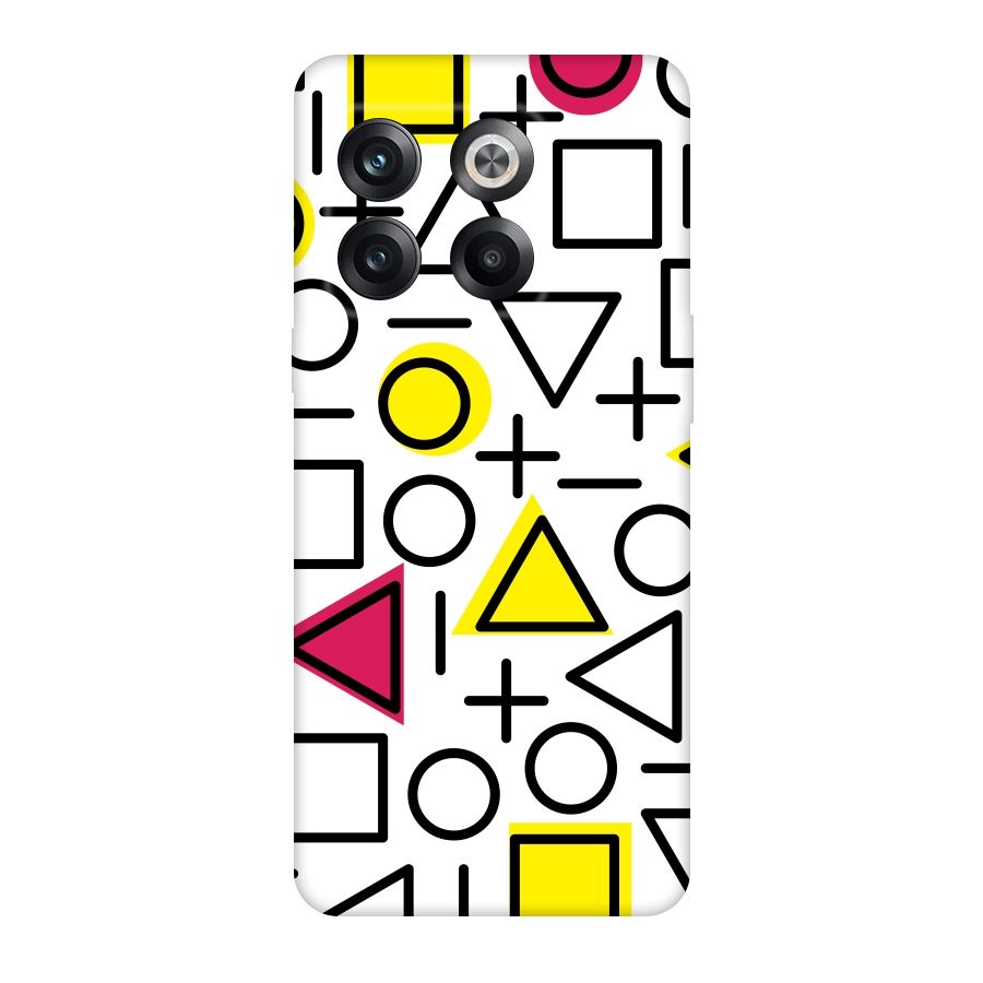 Geometry Pattern Original Polycarbonate Back Case for OnePlus 10T