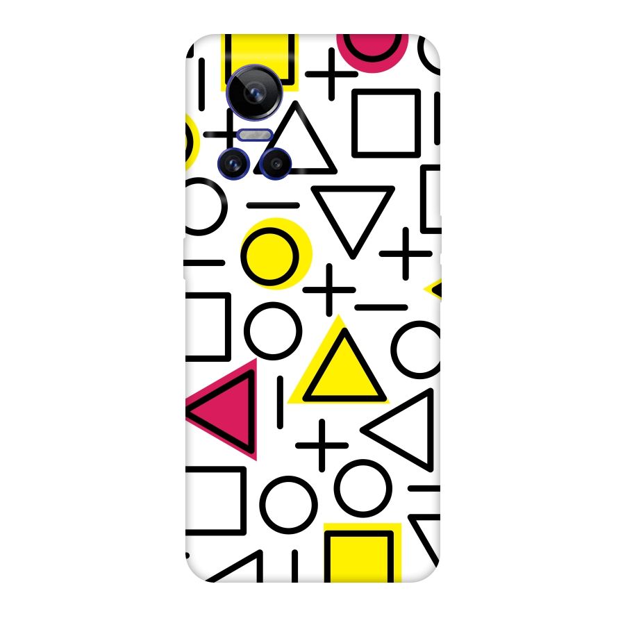 Geometry Pattern Original Polycarbonate Back Case for Realme GT Neo 3
