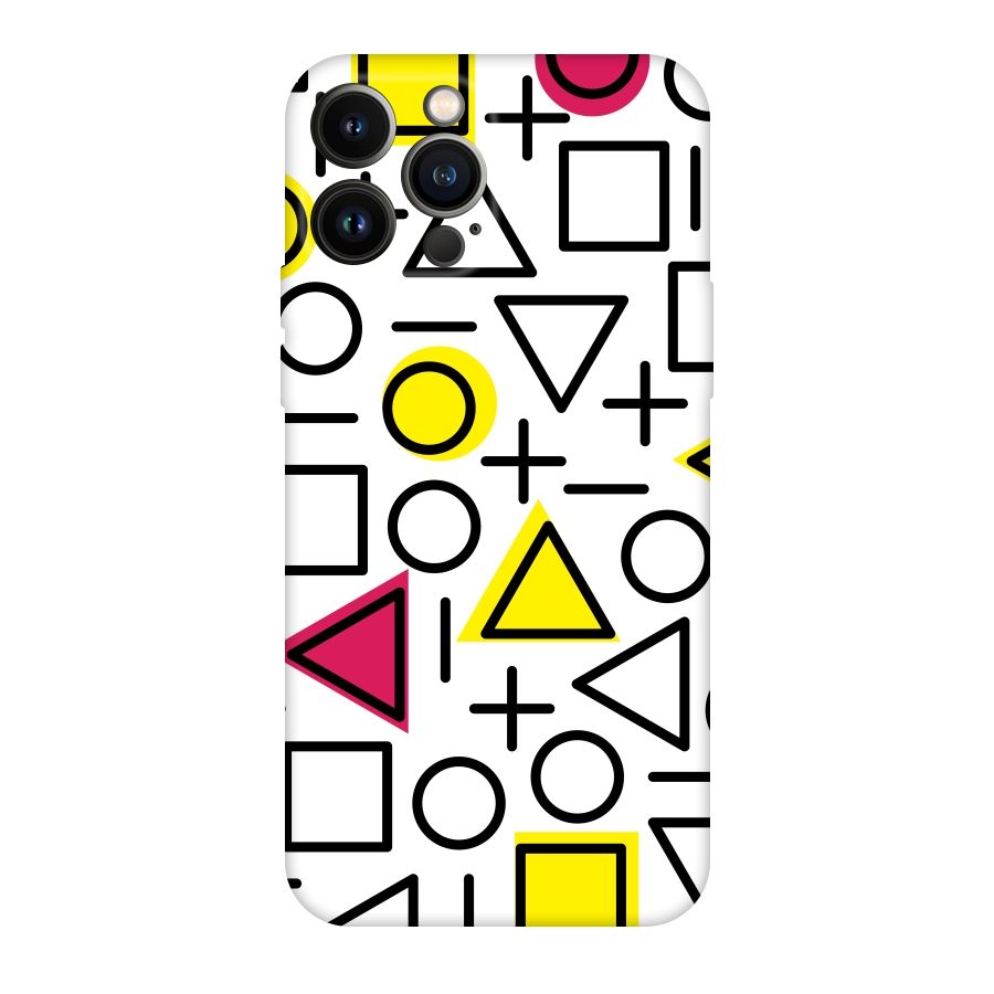 Geometry Pattern Original Polycarbonate Back Case for iPhone 13 Pro Max
