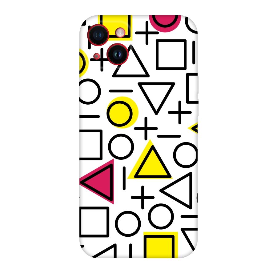 Geometry Pattern Original Polycarbonate Back Case for iPhone 14 Plus