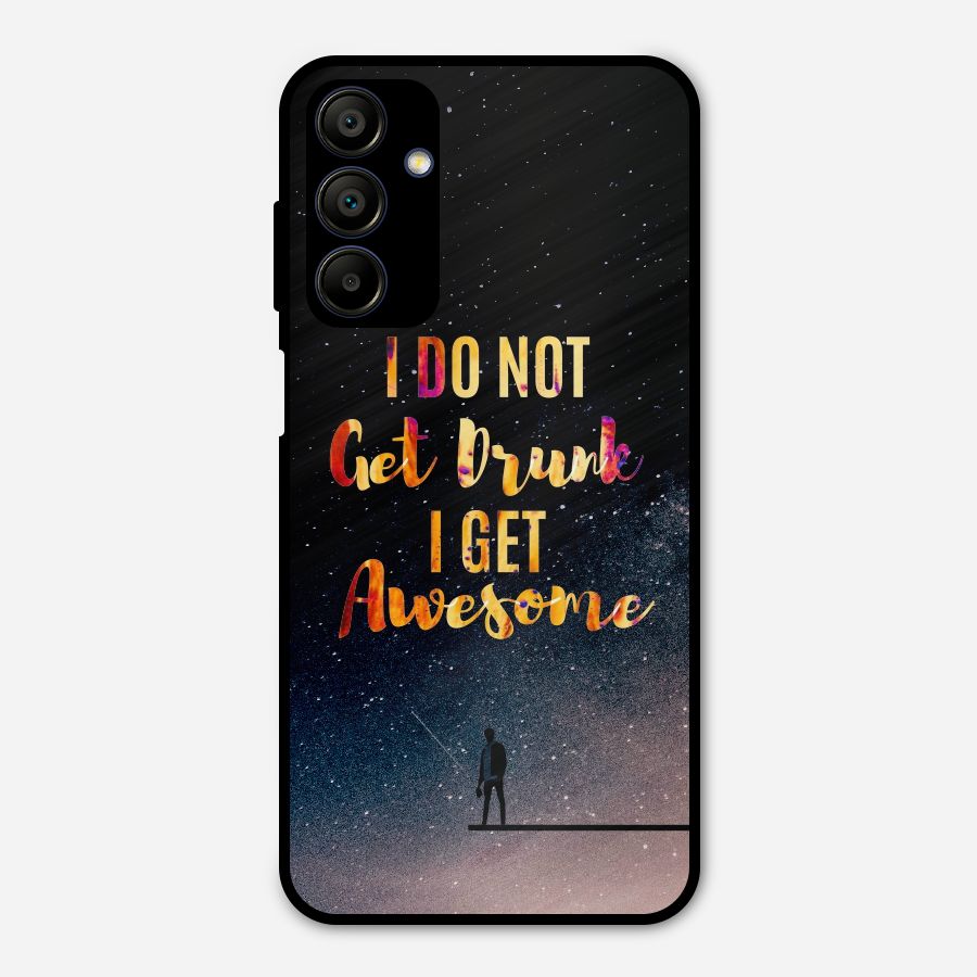 Get Awesome Metal Back Case for Galaxy A15 5G