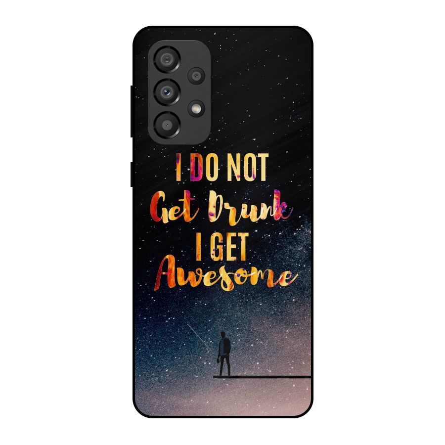 Get Awesome Metal Back Case for Galaxy A33 5G
