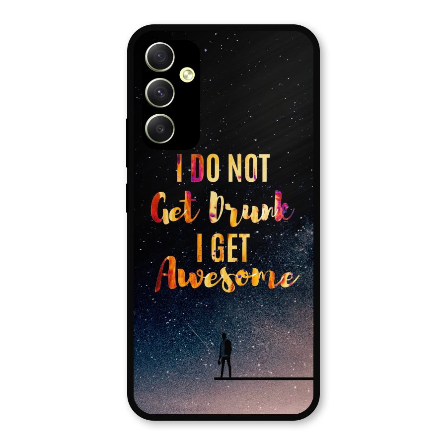 Get Awesome Metal Back Case for Galaxy A34