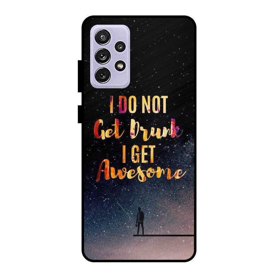 Get Awesome Metal Back Case for Galaxy A72