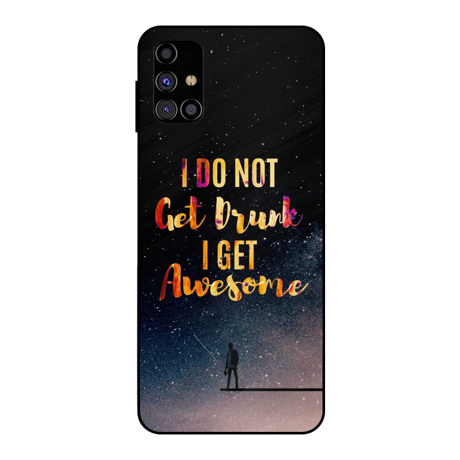 Get Awesome Metal Back Case for Galaxy M31s