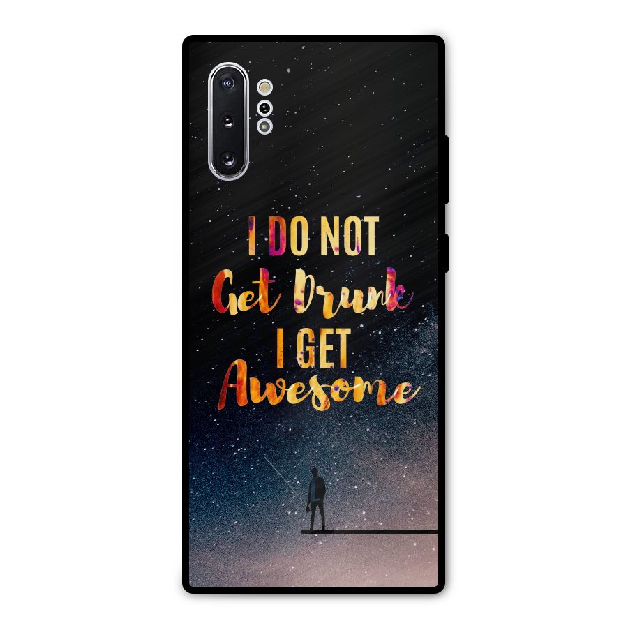 Get Awesome Metal Back Case for Galaxy Note 10 Plus