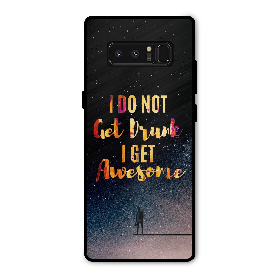 Get Awesome Metal Back Case for Galaxy Note 8