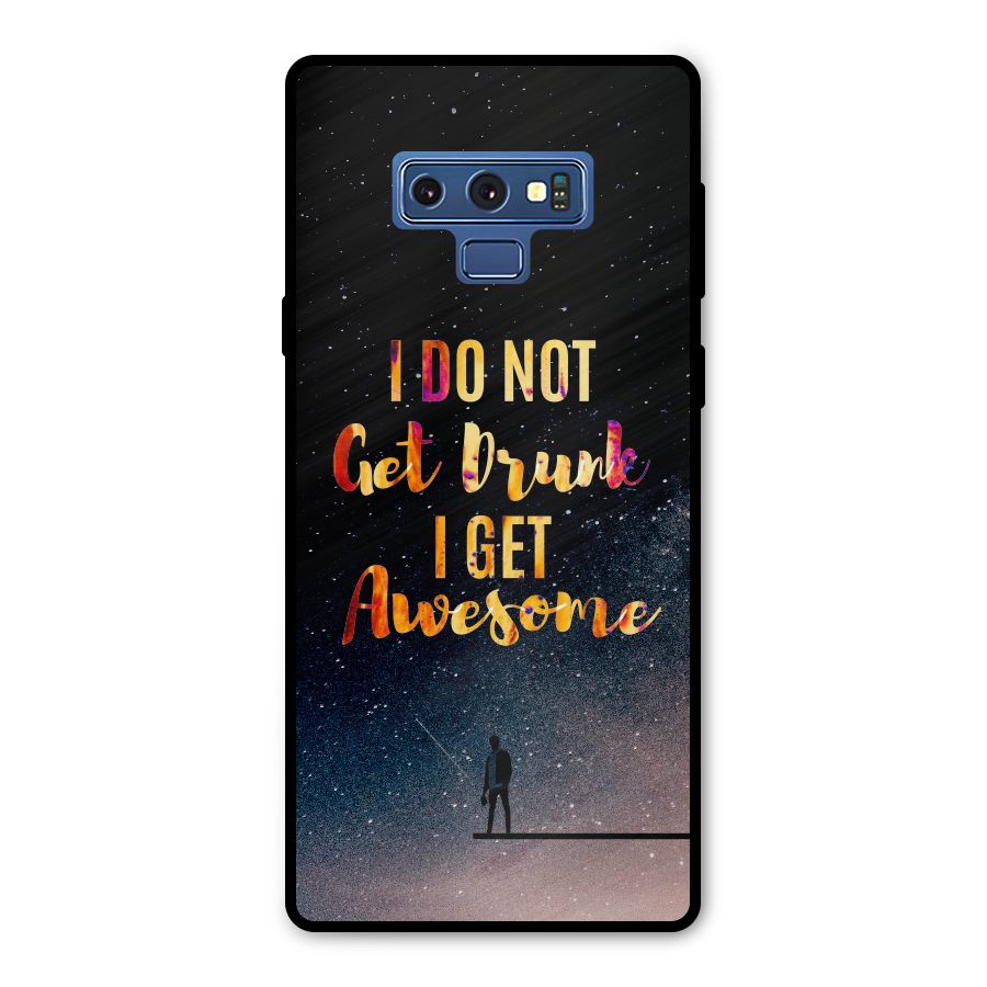 Get Awesome Metal Back Case for Galaxy Note 9