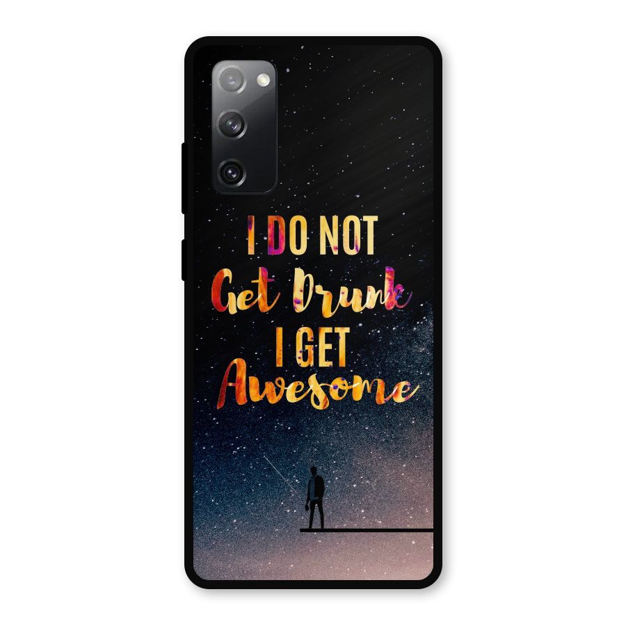 Get Awesome Metal Back Case for Galaxy S20 FE