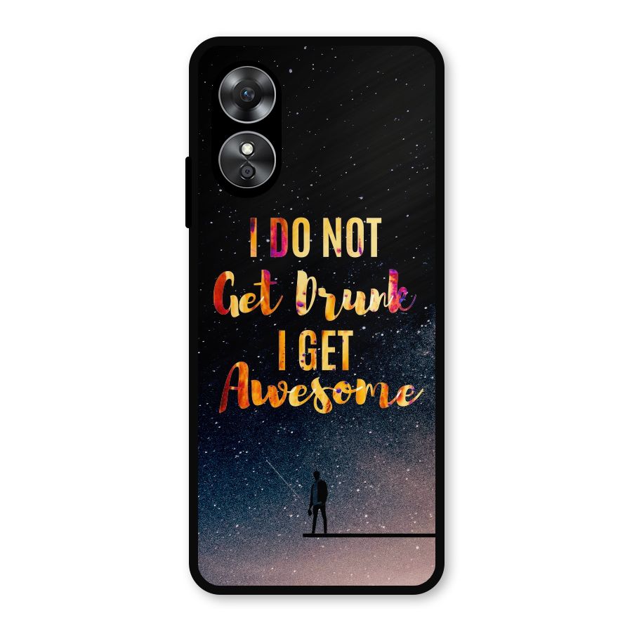 Get Awesome Metal Back Case for Oppo A17