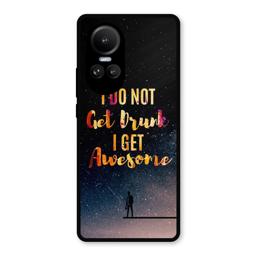 Get Awesome Metal Back Case for Oppo Reno10 Pro