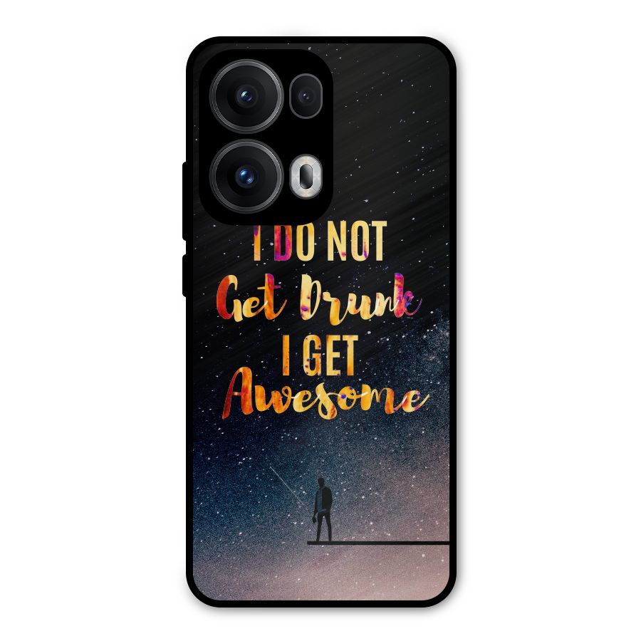 Get Awesome Metal Back Case for Oppo Reno13 Pro