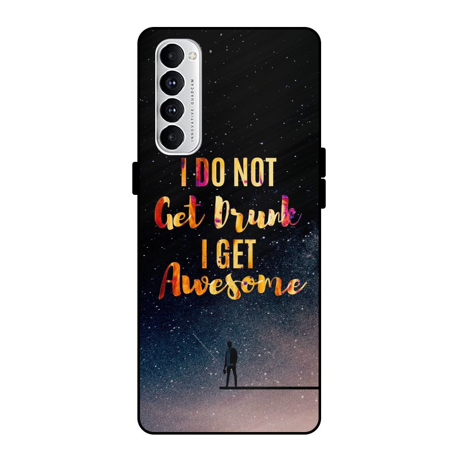 Get Awesome Metal Back Case for Oppo Reno4 Pro