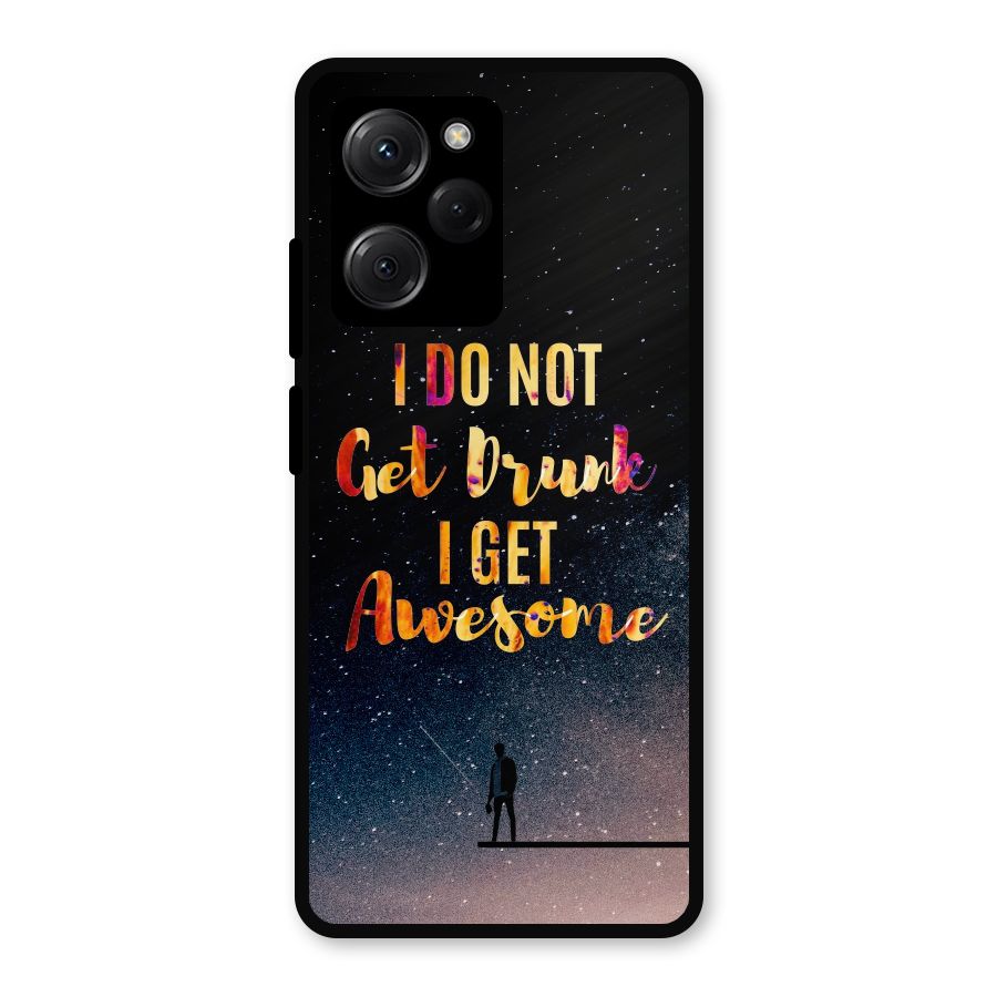 Get Awesome Metal Back Case for Poco X5 Pro