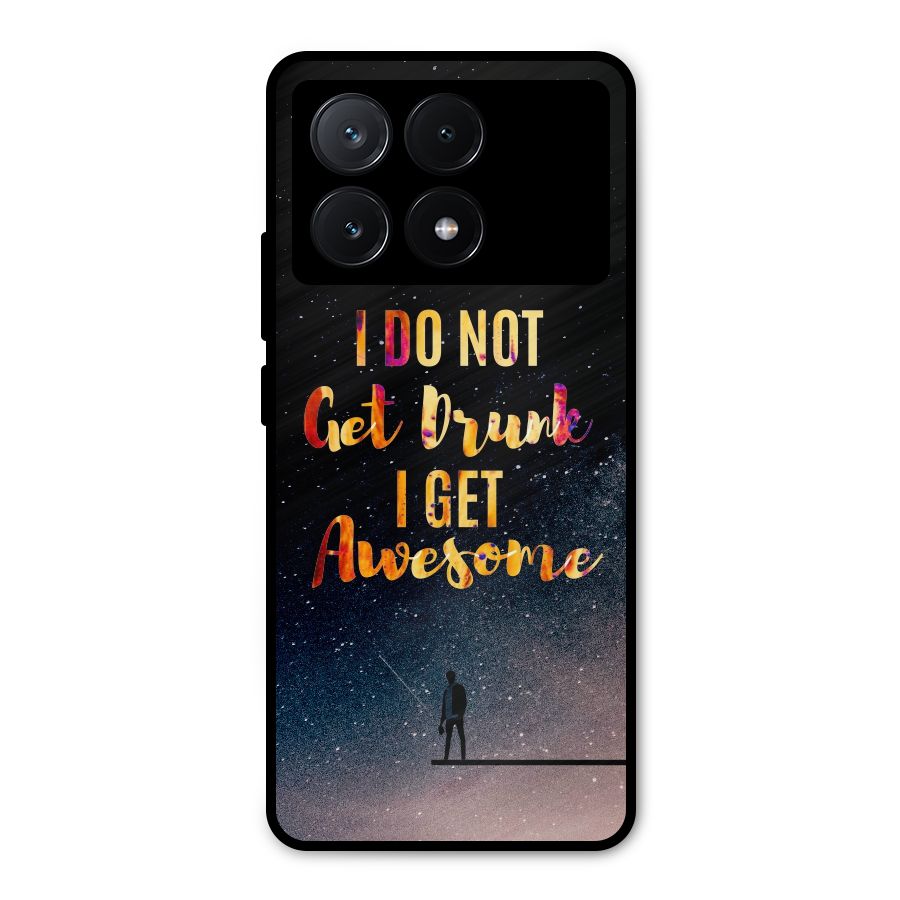 Get Awesome Metal Back Case for Poco X6 Pro