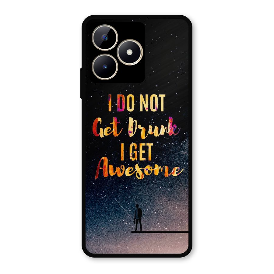 Get Awesome Metal Back Case for Realme Narzo N53