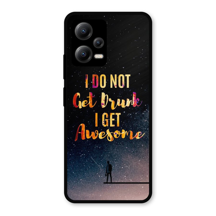 Get Awesome Metal Back Case for Redmi Note 12 5G