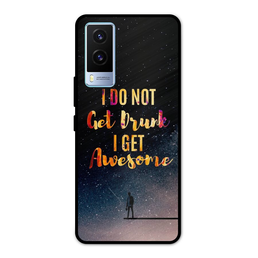 Get Awesome Metal Back Case for Vivo V21e 5G