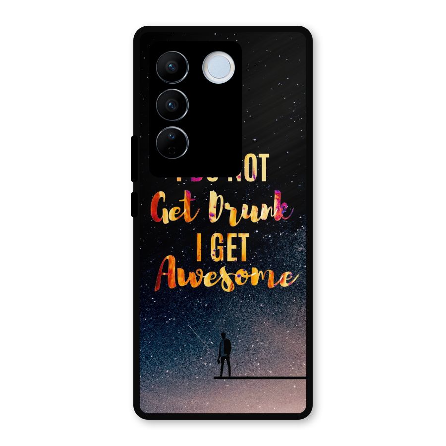 Get Awesome Metal Back Case for Vivo V27