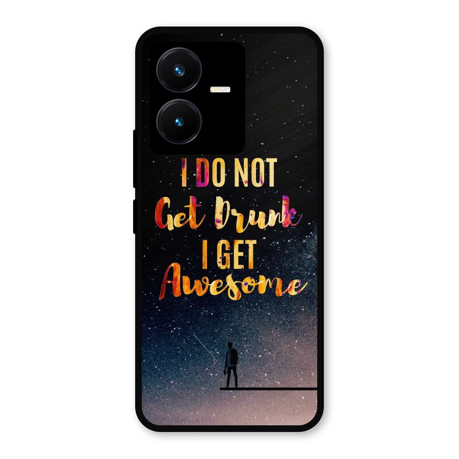 Get Awesome Metal Back Case for Vivo Y22