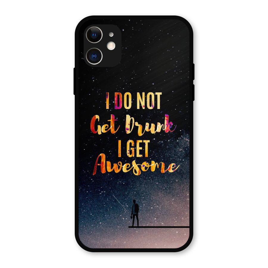 Get Awesome Metal Back Case for iPhone 11