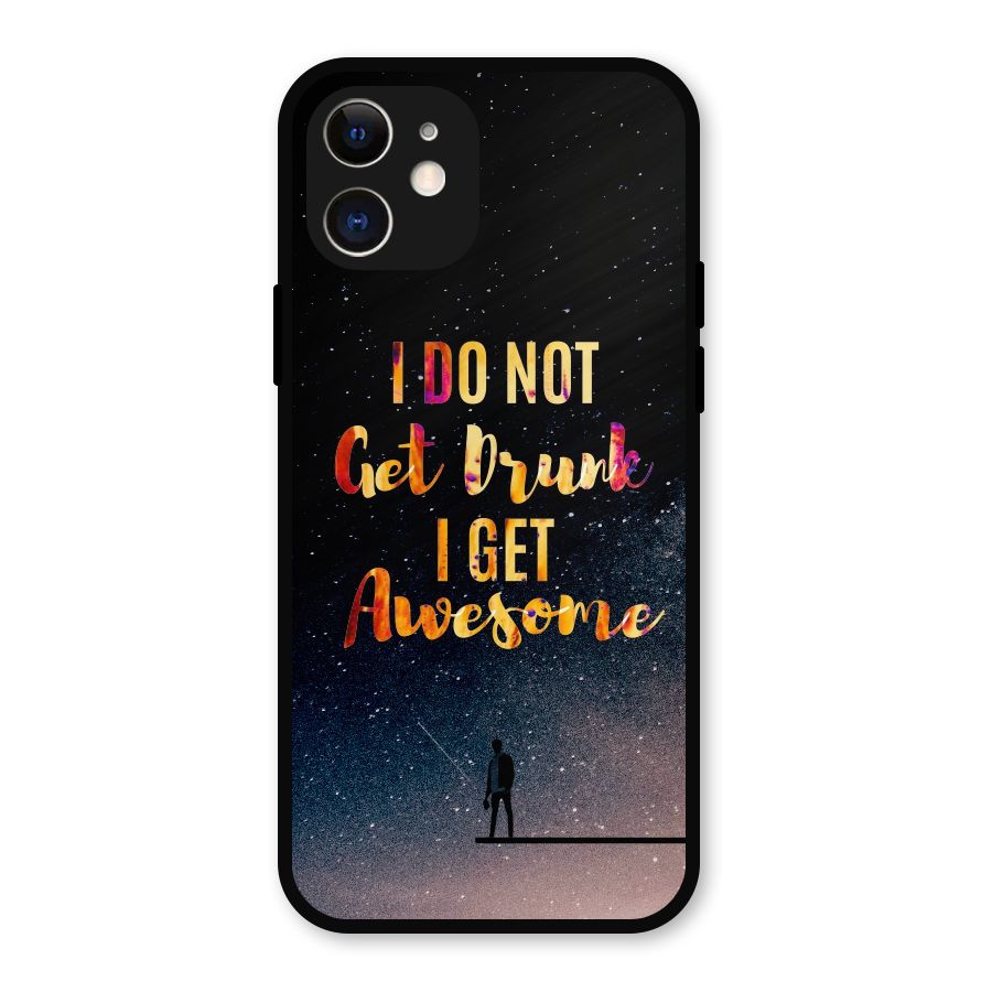 Get Awesome Metal Back Case for iPhone 12