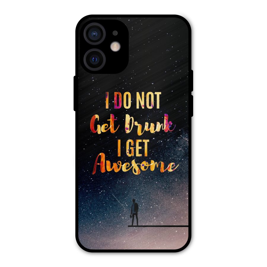 Get Awesome Metal Back Case for iPhone 12 Mini