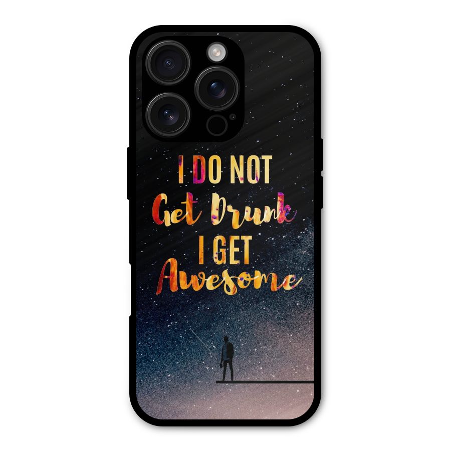Get Awesome Metal Back Case for iPhone 16 Pro