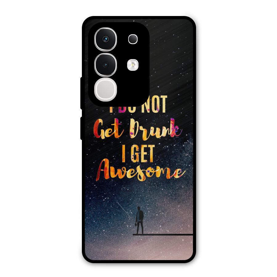 Get Awesome Metal Back Case for iQOO Z10x