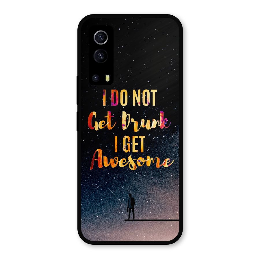 Get Awesome Metal Back Case for iQOO Z3