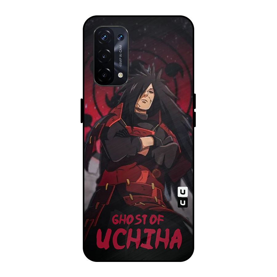 Ghost Of Uchiha Metal Back Case for Oppo A74 5G