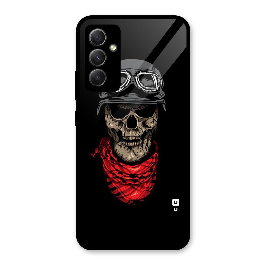 Ghost Swag Glass Back Case for Galaxy A34