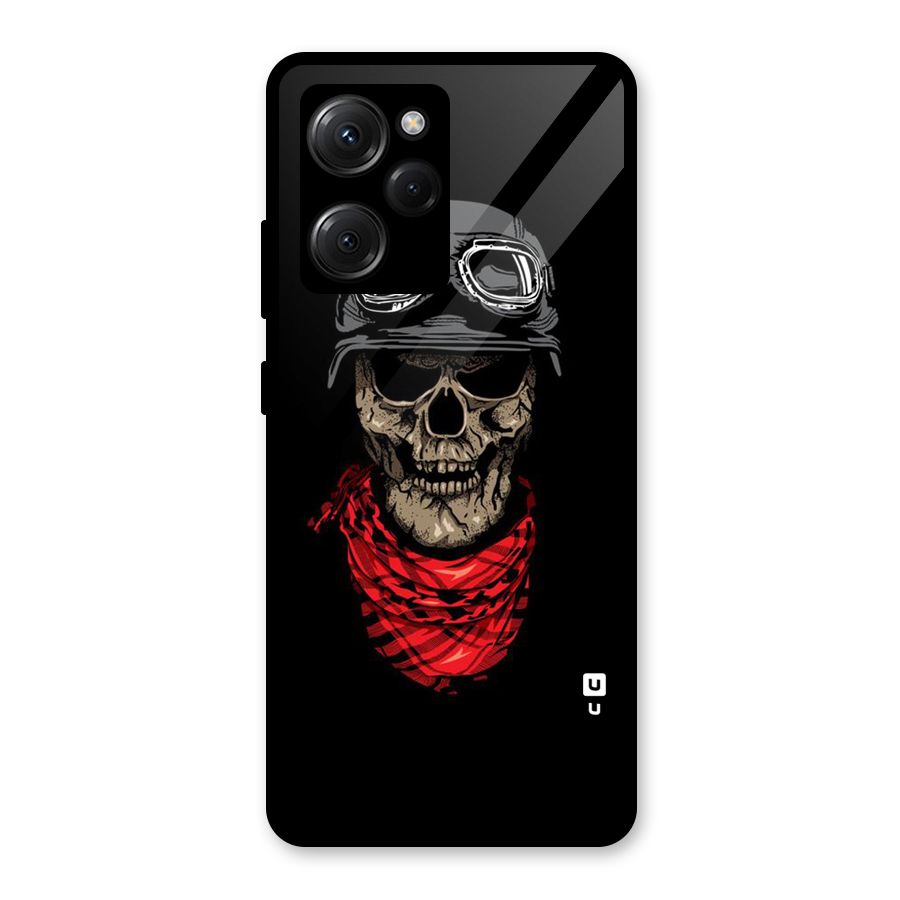 Ghost Swag Glass Back Case for Poco X5 Pro