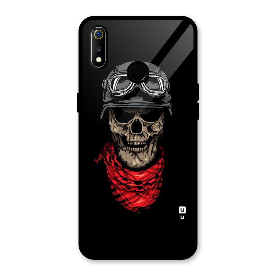 Ghost Swag Glass Back Case for Realme 3
