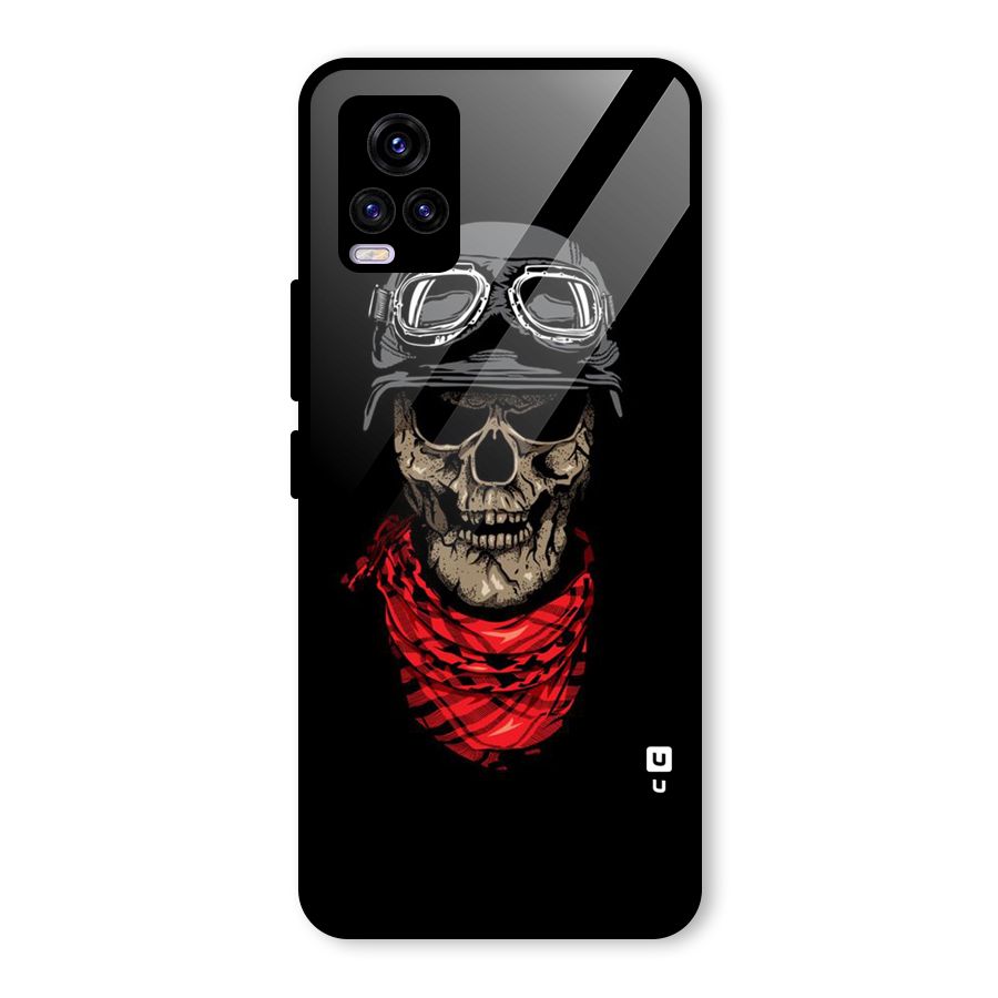 Ghost Swag Glass Back Case for Vivo V20 2021