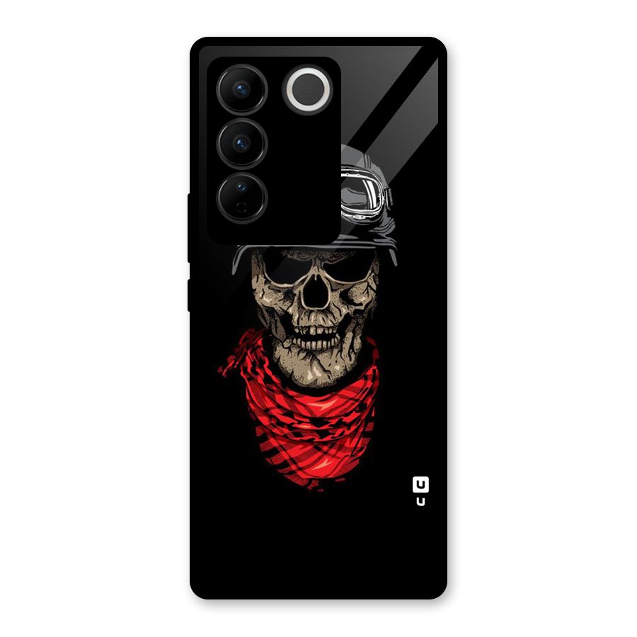 Ghost Swag Glass Back Case for Vivo V27 Pro