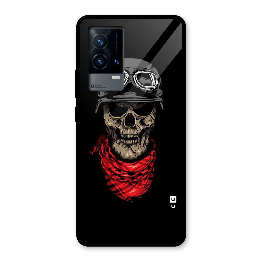 Ghost Swag Glass Back Case for iQOO 9 5G