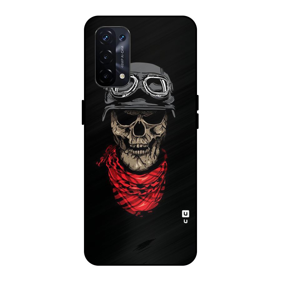 Ghost Swag Metal Back Case for Oppo A74 5G