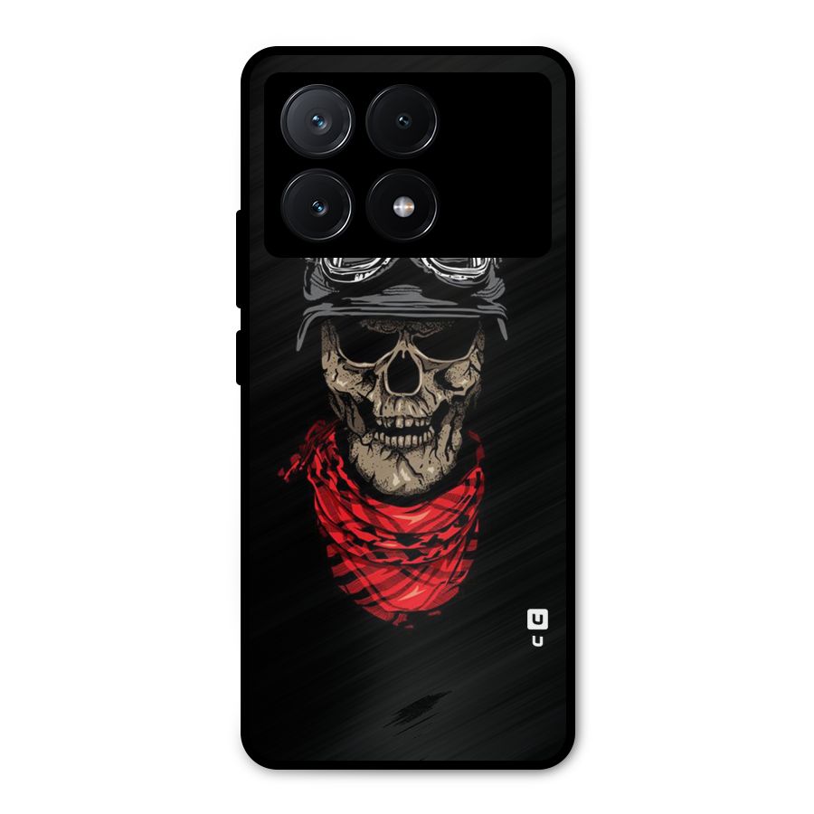 Ghost Swag Metal Back Case for Poco X6 Pro