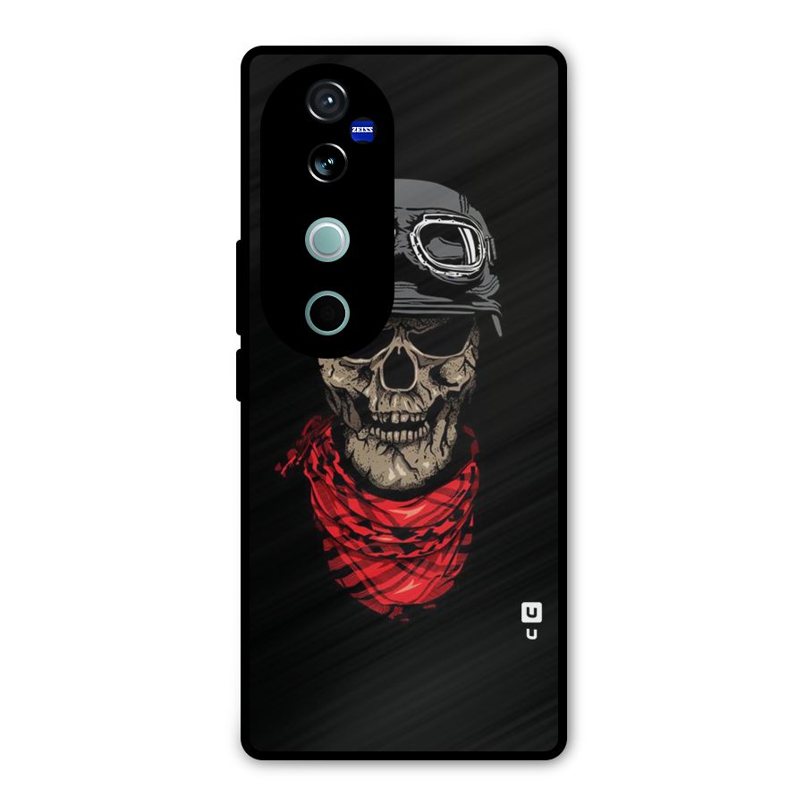 Ghost Swag Metal Back Case for Vivo V40 Pro