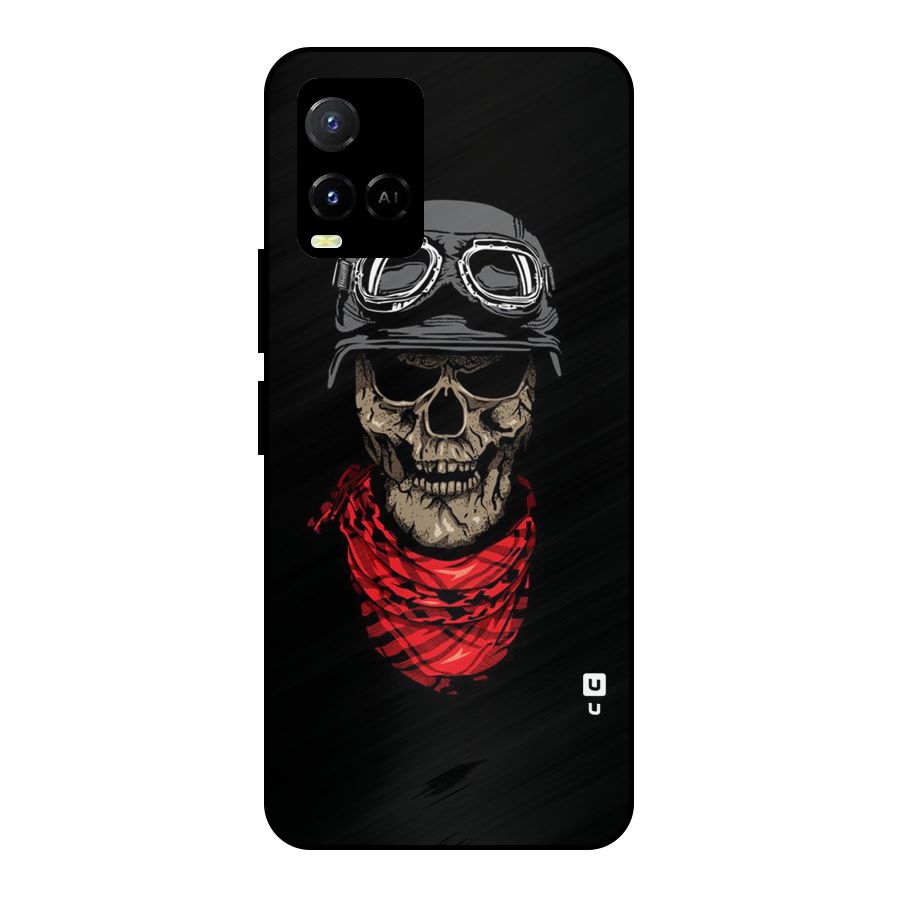 Ghost Swag Metal Back Case for Vivo Y21T