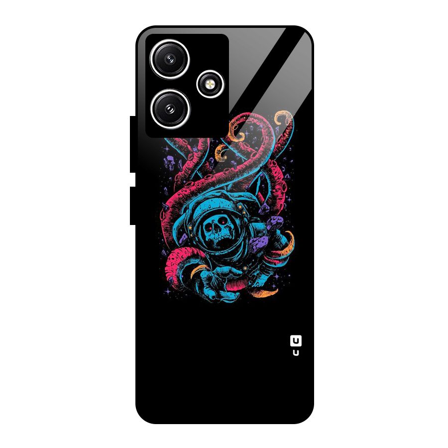 Ghost Tails Glass Back Case for Poco M6 Pro