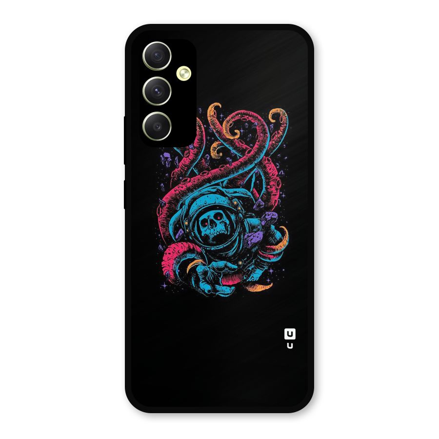 Ghost Tails Metal Back Case for Galaxy A34